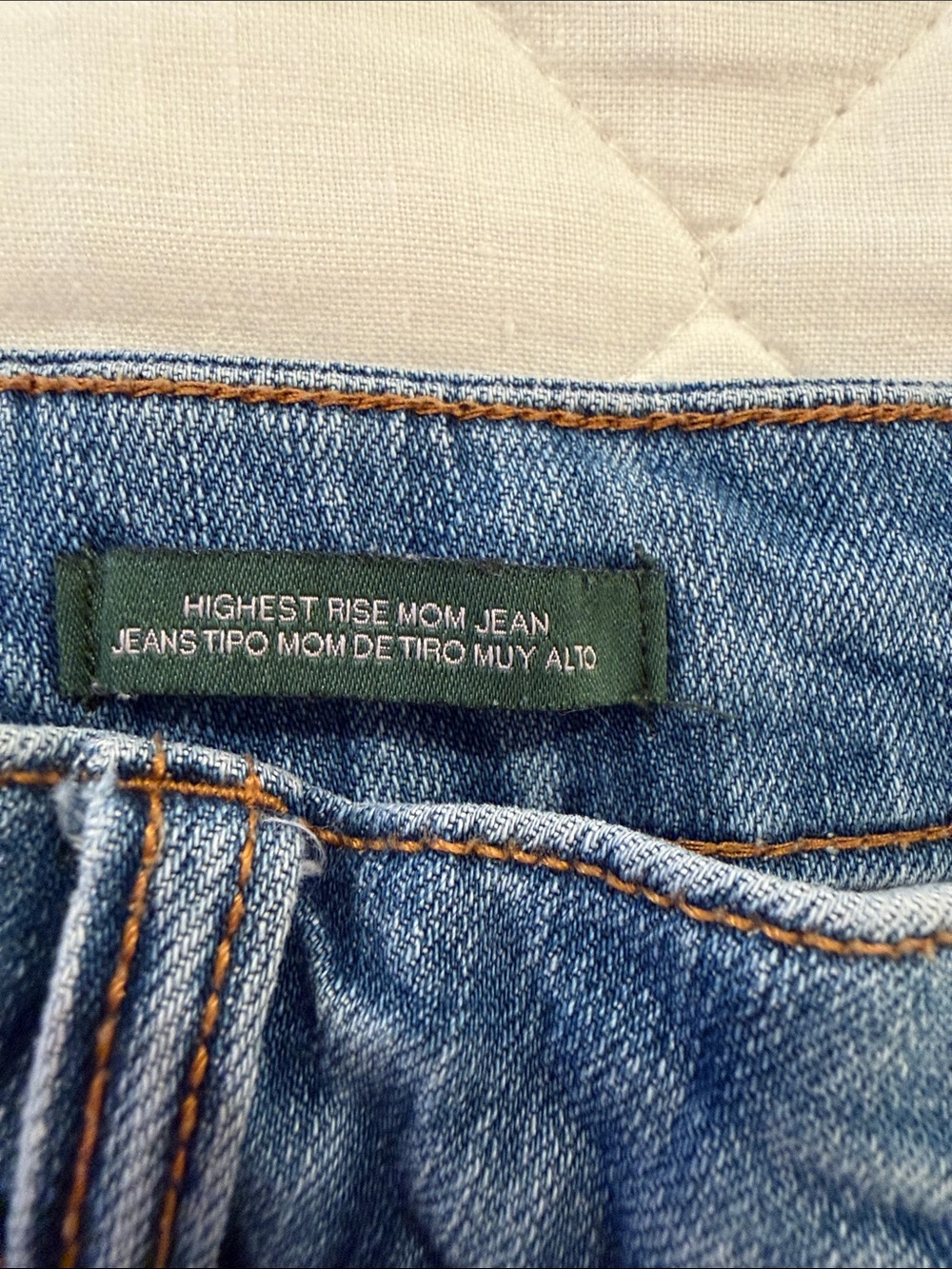 wild fable Medium Blue High-Rise Distressed Straight Jeans - Picture 5 of 6
